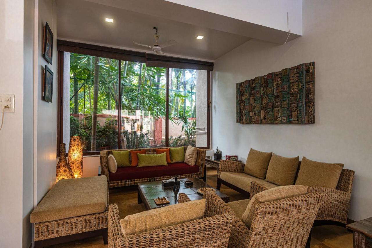 Saffronstays Casa Del Palms, Alibaug - Luxury Pool Villa With Chic Interiors, Alfresco Dining And Island Bar Alībāg Ngoại thất bức ảnh